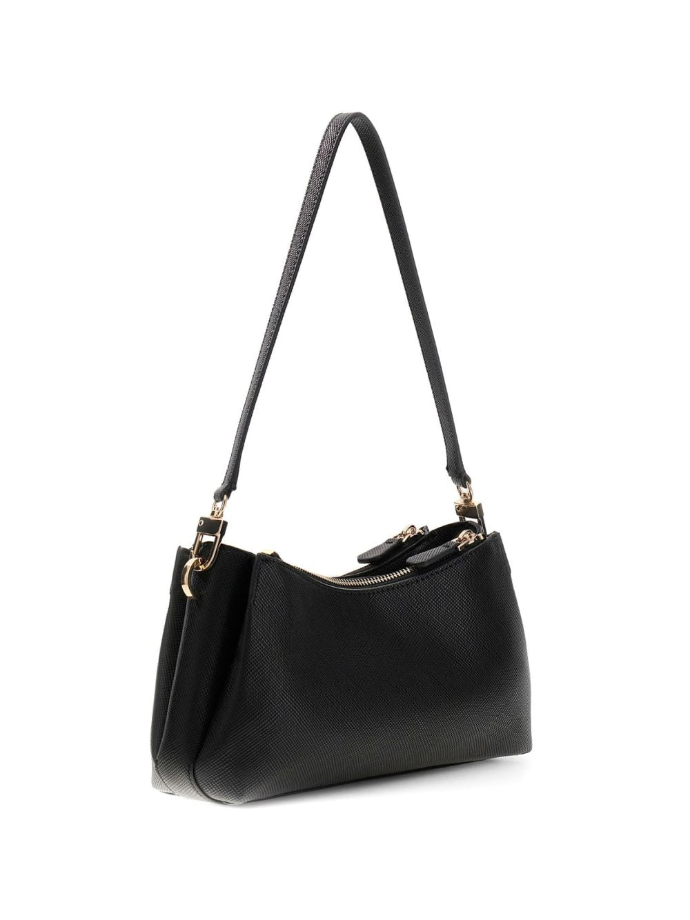 Borsa Guess BRAMINA SMALL SATCHE Donna - Nero