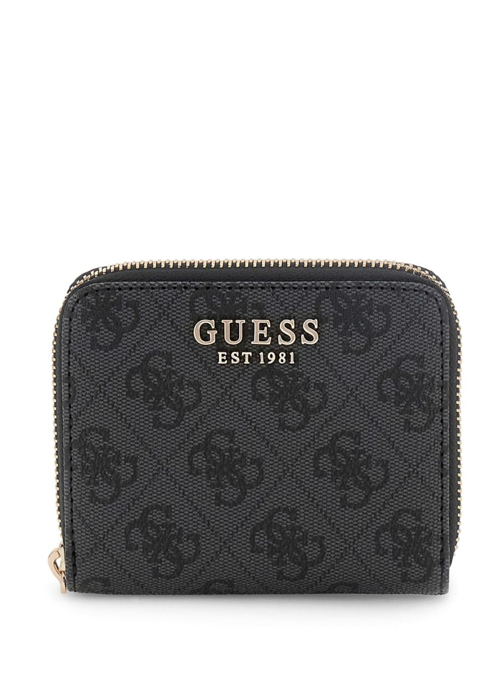 Portafoglio Guess Mini Laurel 4G logo Donna - Nero