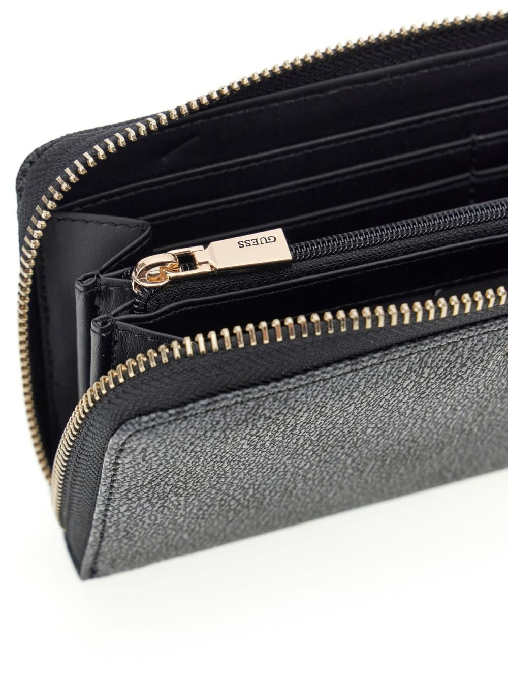 Portafoglio Guess Maxi Laurel 4G logo Donna - Nero