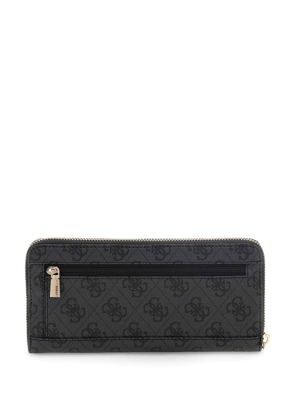 Portafoglio Guess Maxi Laurel 4G logo Donna - Nero