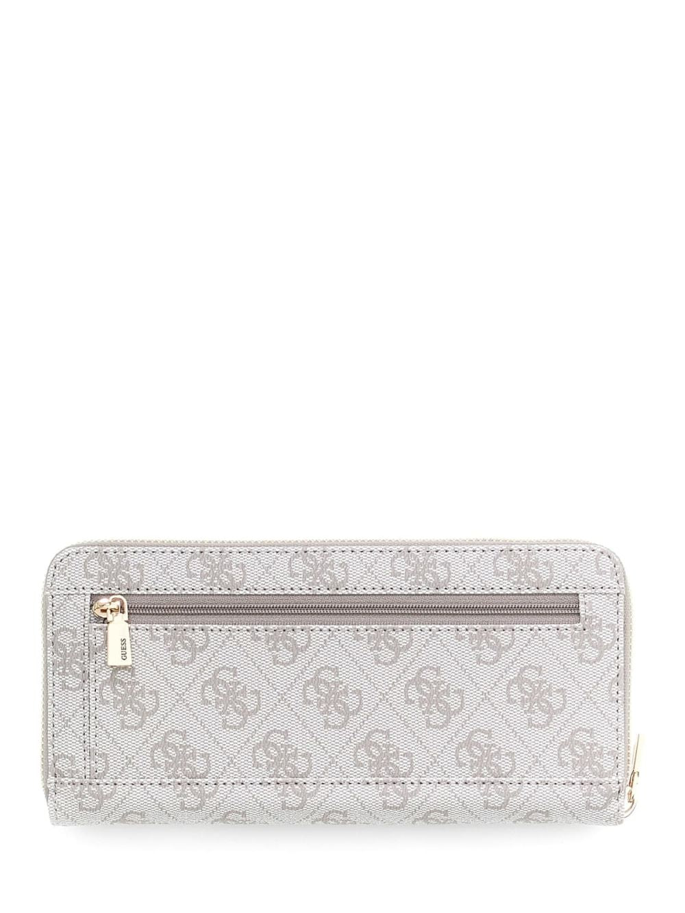 Portafoglio Guess Maxi Laurel 4G logo Donna - Grigio