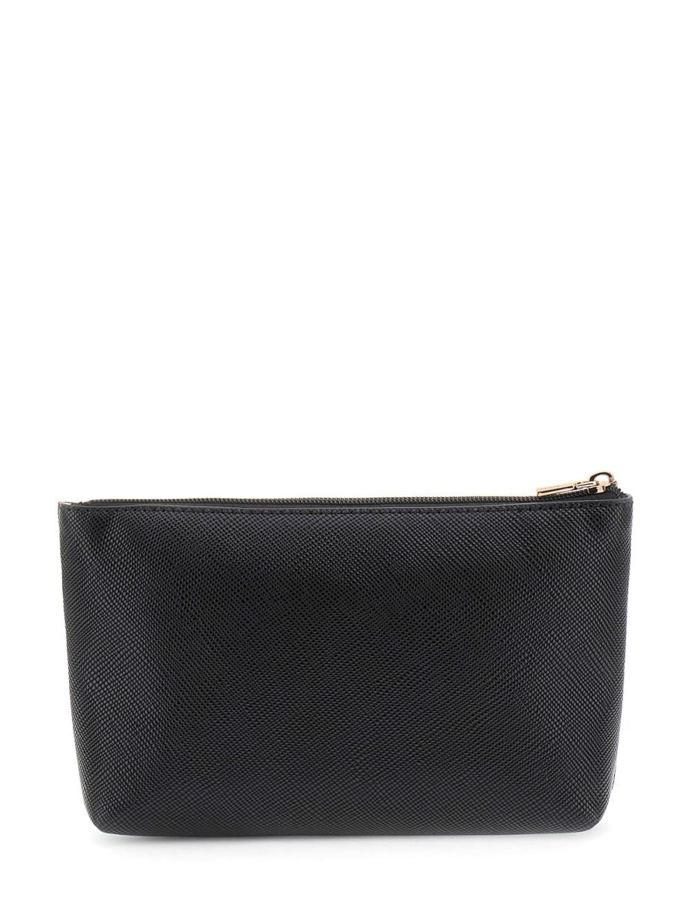 Borsa Pochette Guess Laurel saffiano Donna - Nero