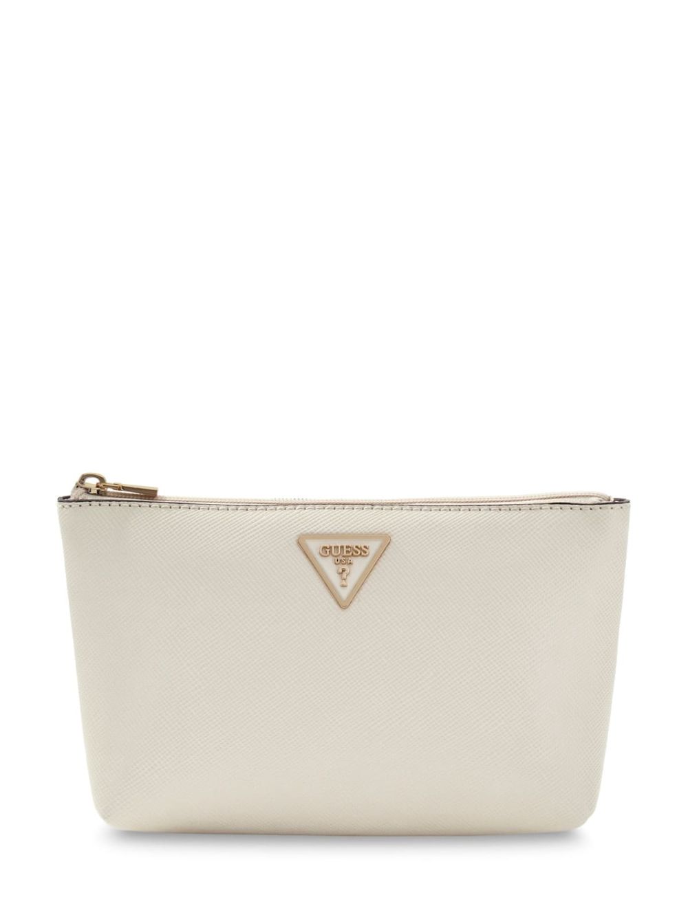 Borsa Pochette Guess Laurel saffiano Donna - Avorio