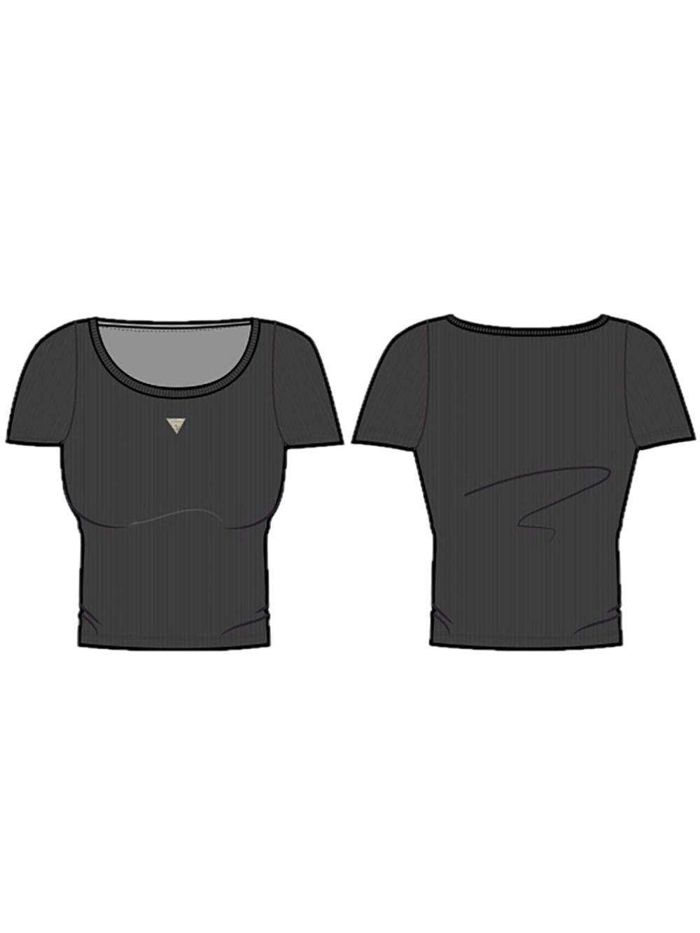 T-shirt Guess KNIT MINIME Bambina - Nero