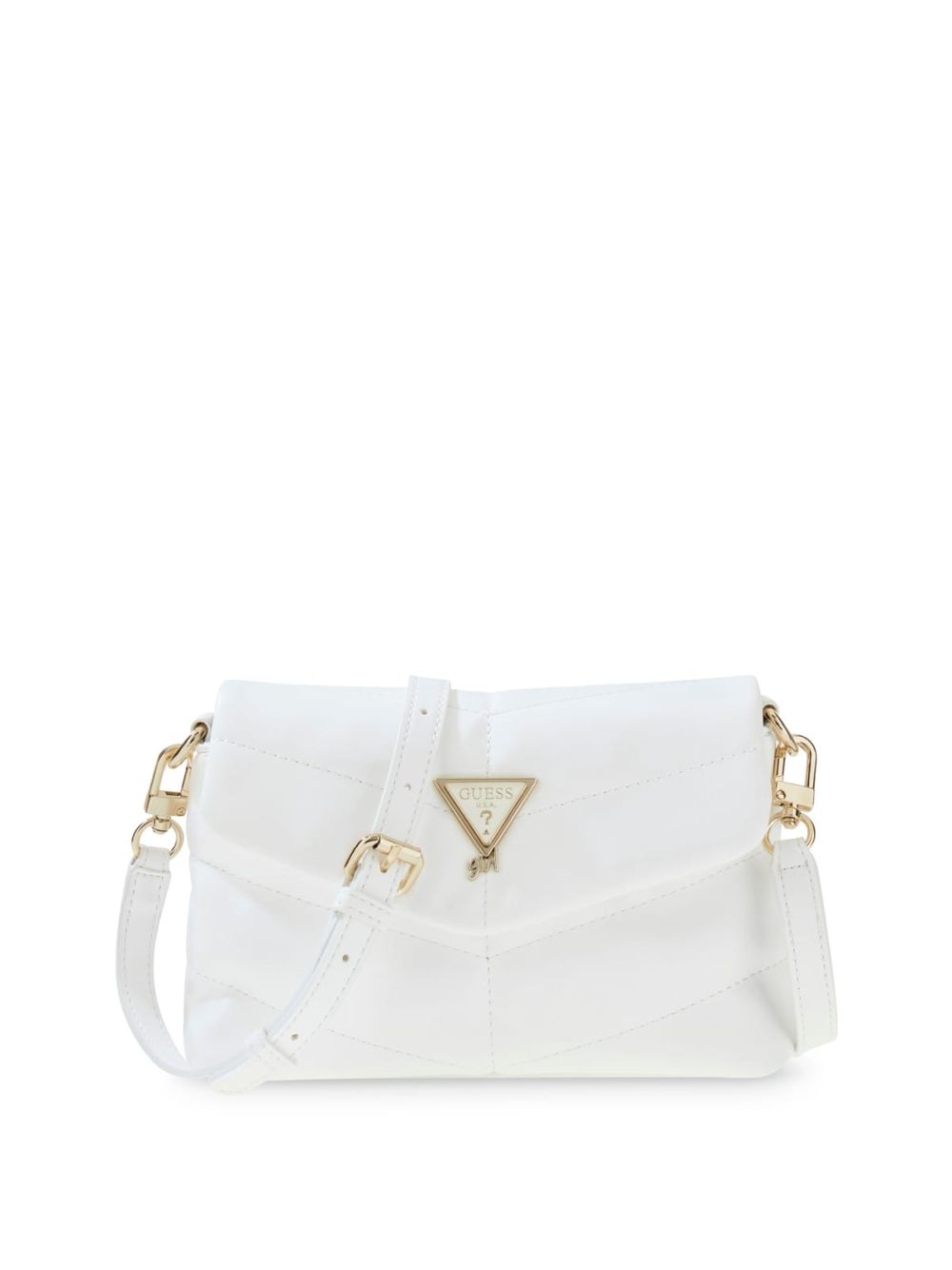 Borsa Guess MINI PUFFY CROSSBODY a tracolla trapuntata Bambina - Avorio