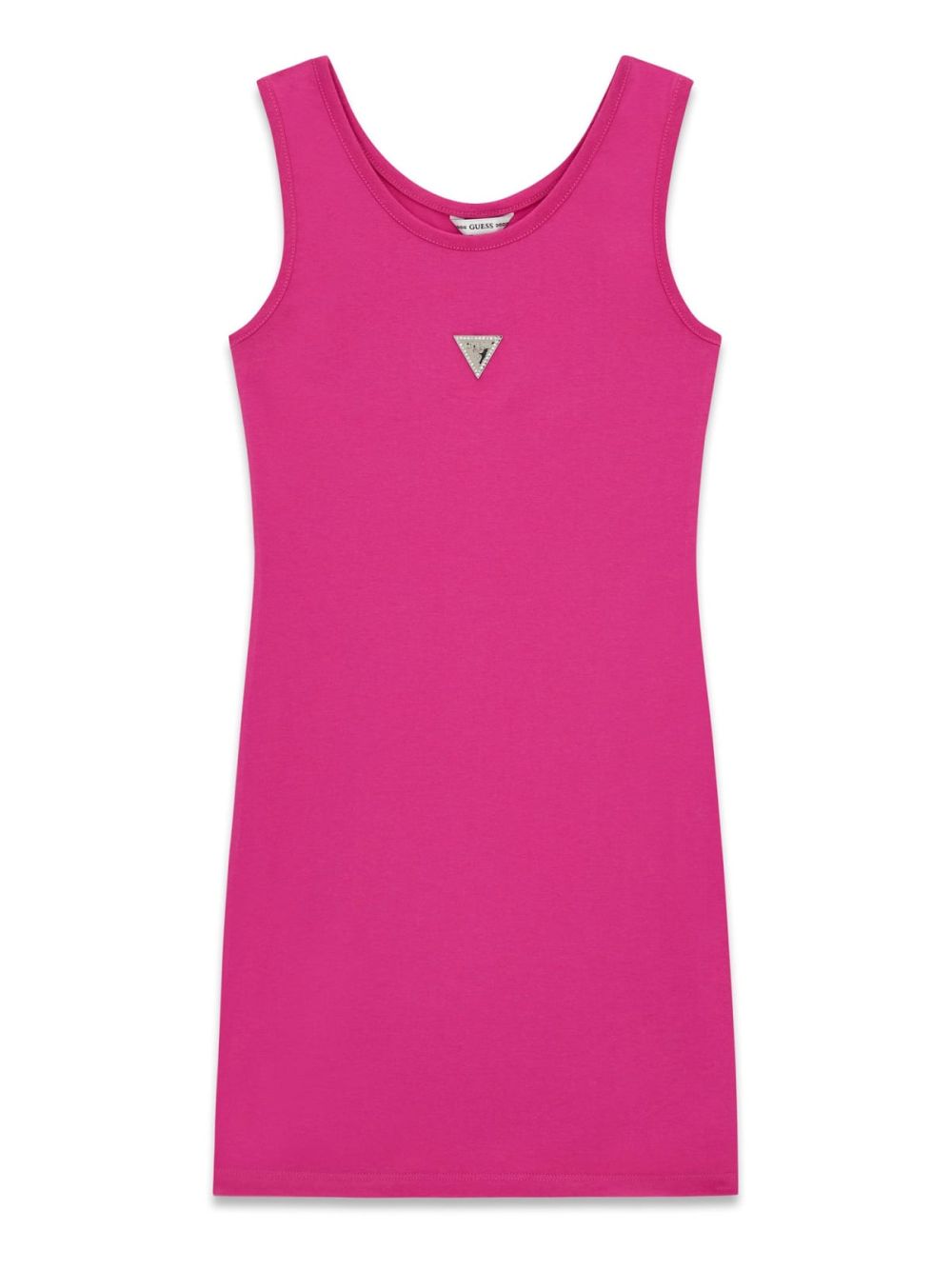 Vestito Guess STRETCH JERSEY TANK midi in misto cotone Bambina - Fuxia