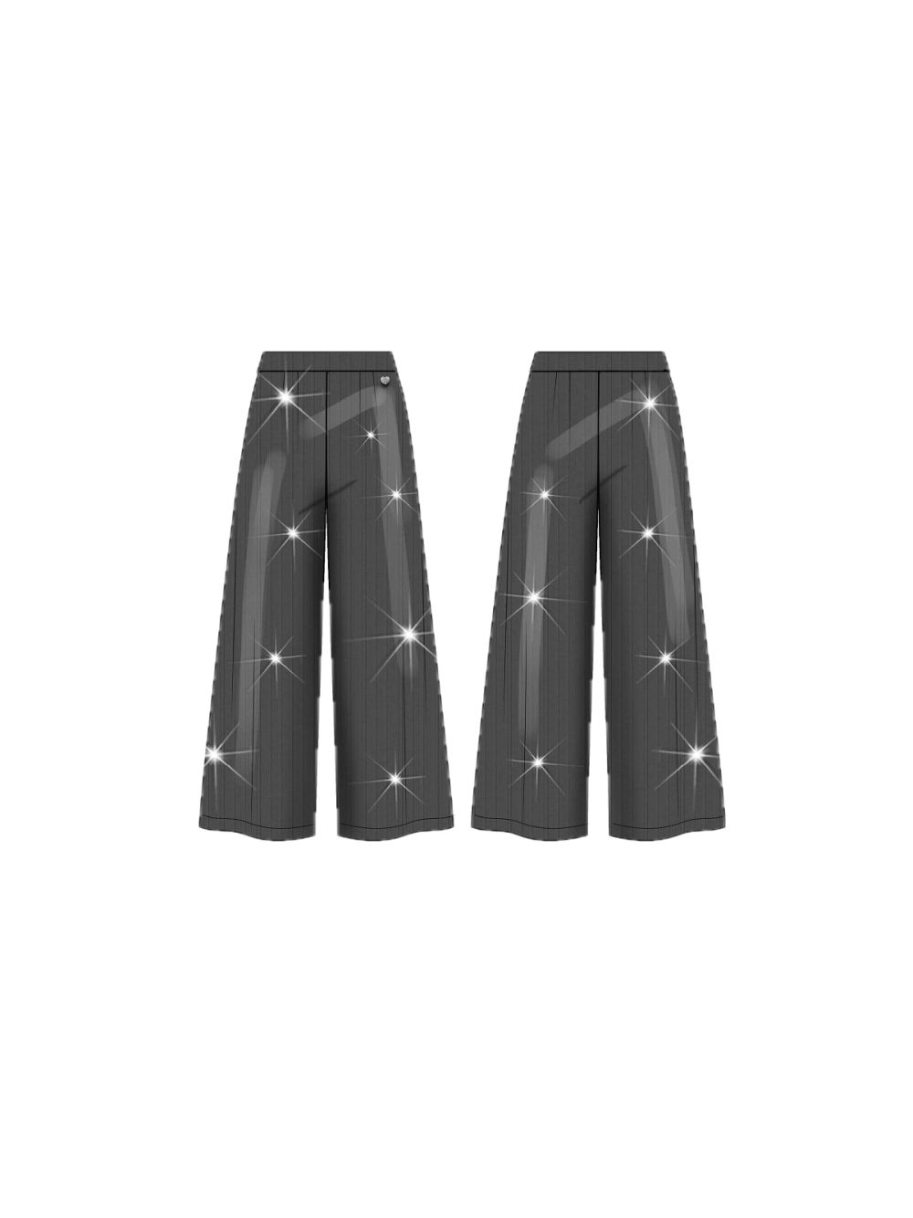 Pantalone Guess KNIT PALAZZO CEREMONY Bambina - Beige