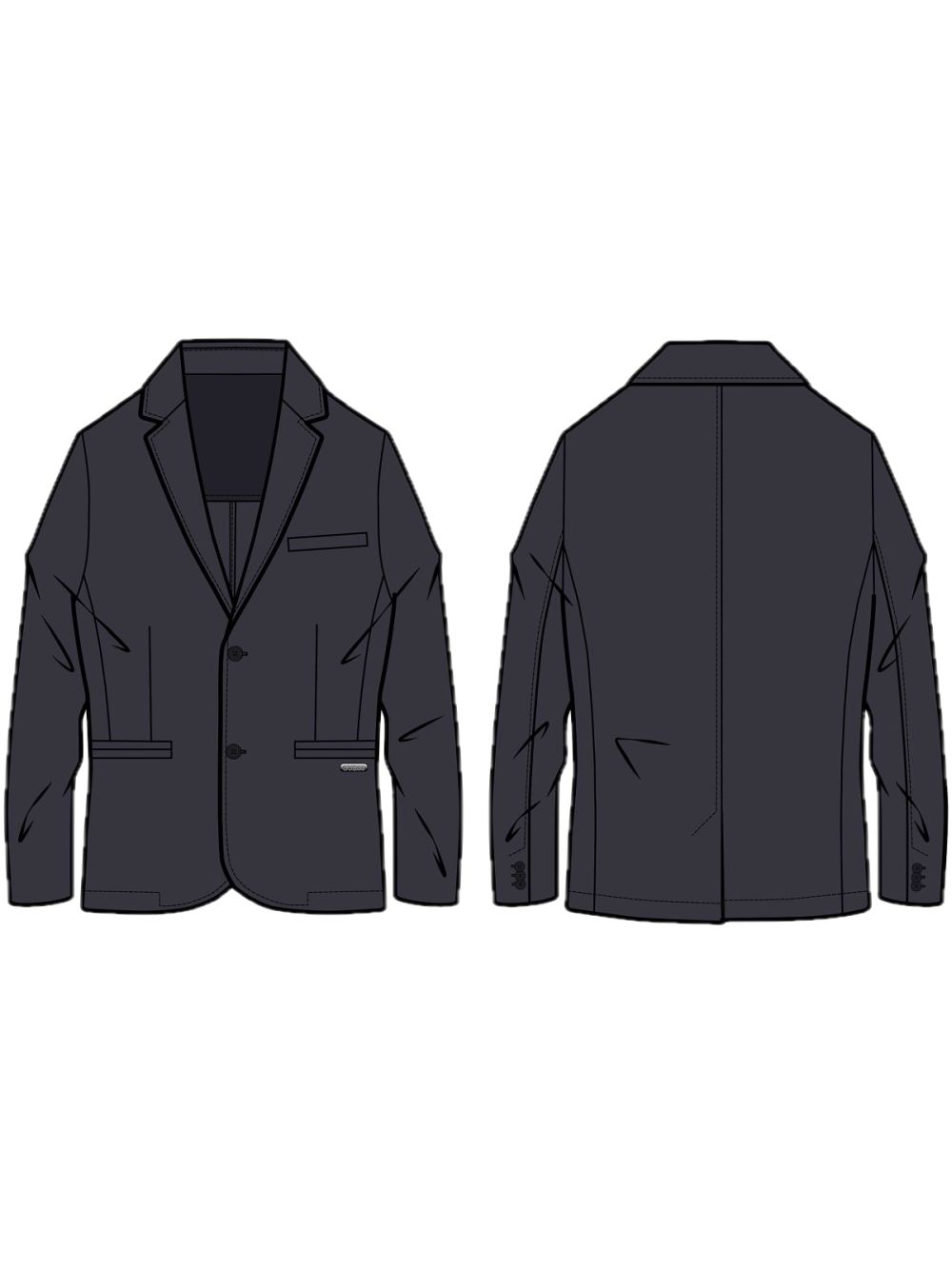 Giacca Guess PUNTO MILANO LS BLAZER Monaco Ponte Bambino - Blu