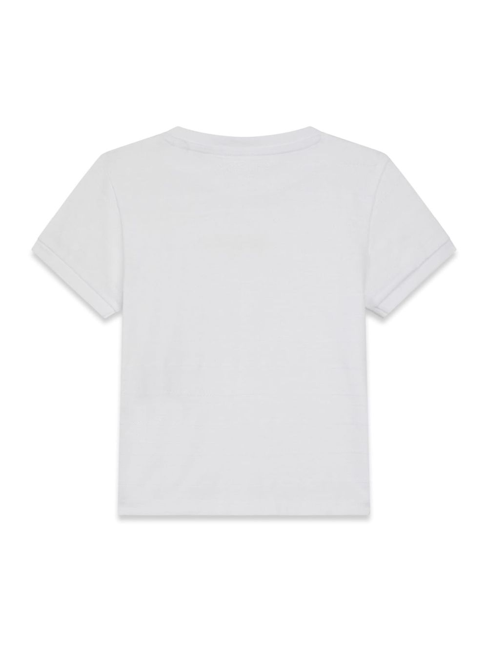 T-shirt Guess GMT DYE JACQ JERSEY Bambino - Bianco