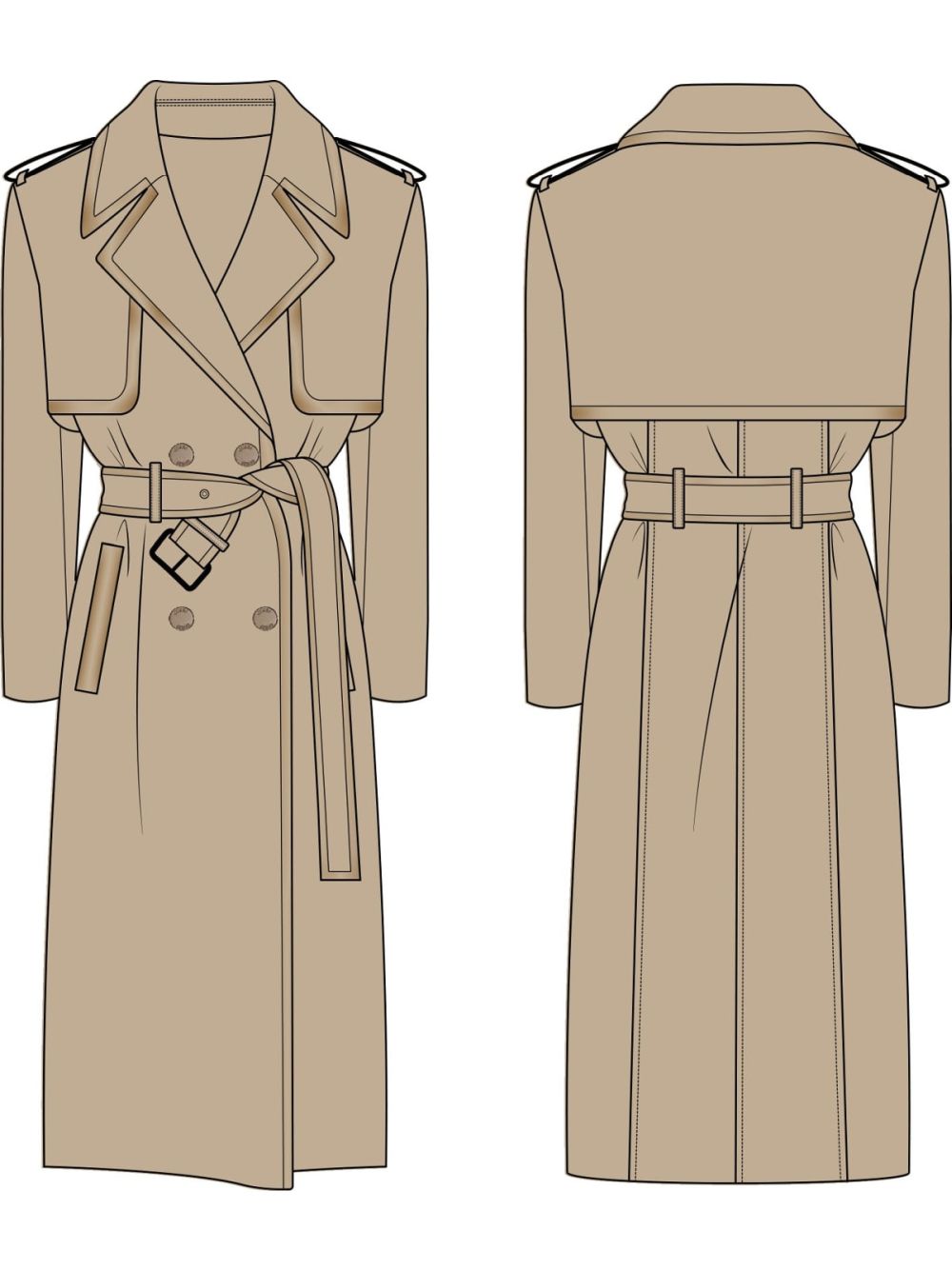 Giubbotto Guess JENNY PU DETAILS TRENCH Donna - Beige