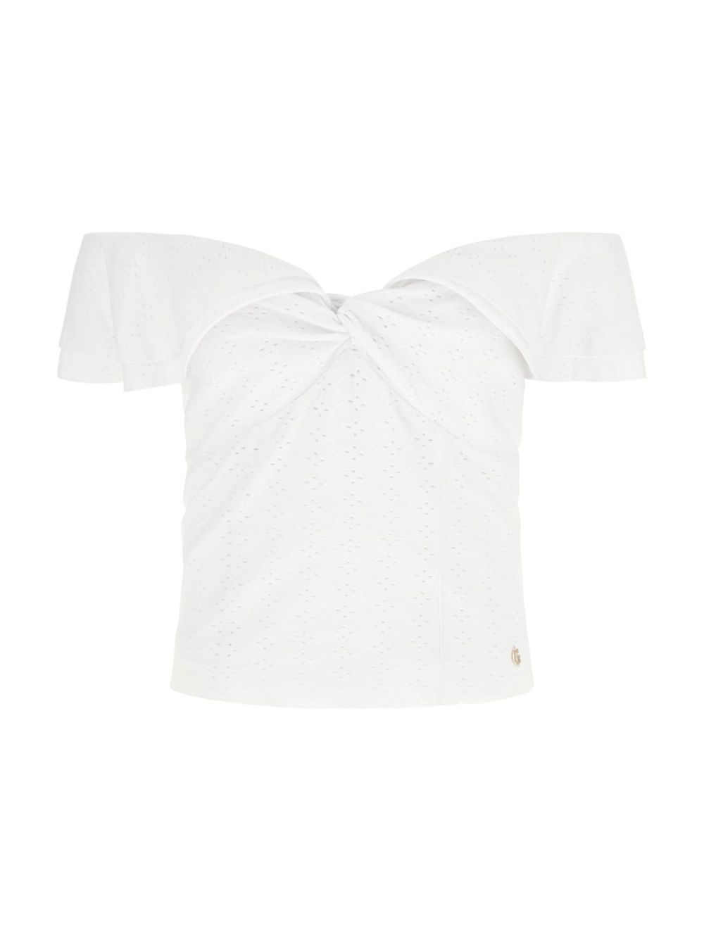 Canottiera Guess OFF SHOULDER TEODOLINDA TOP Donna - Bianco