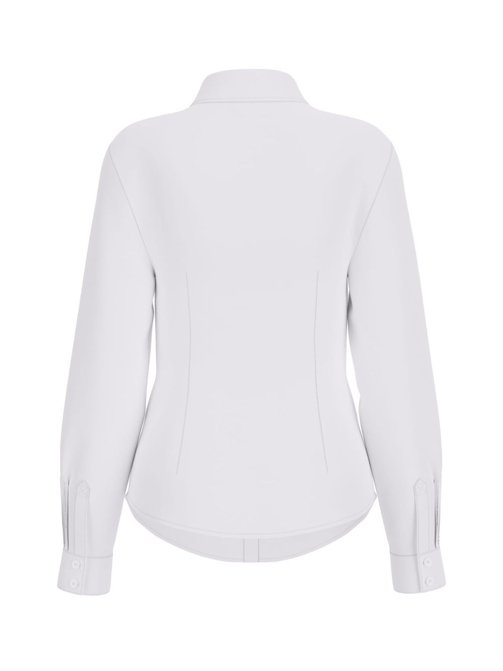 Camicia Guess LS EMILY SHIRRED POPLIN Donna - Bianco