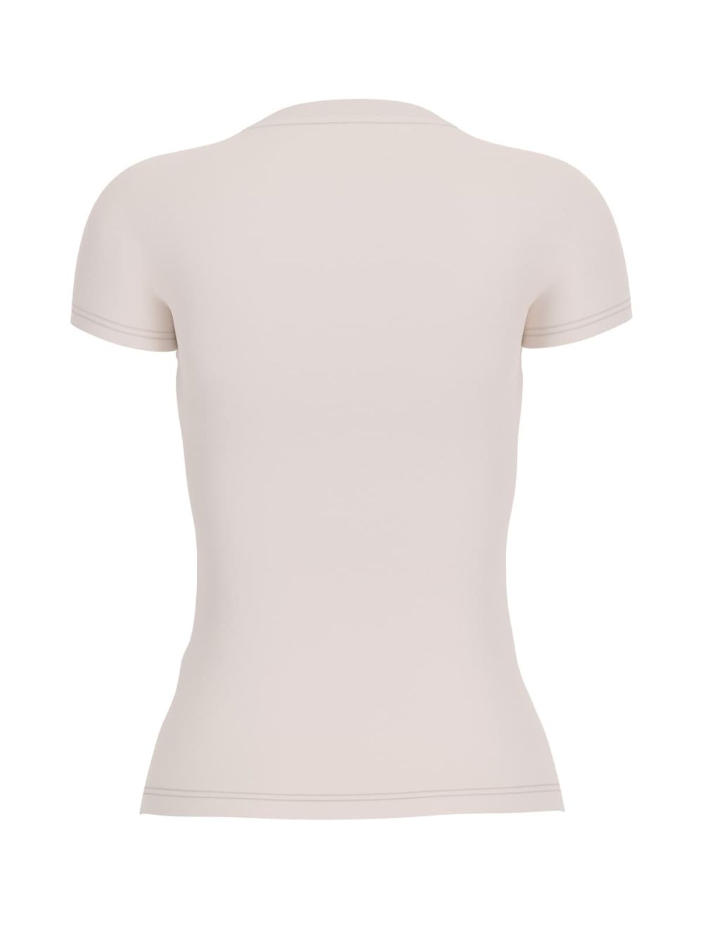 T-shirt Guess SS CN CAMELIA TRIANGLE Donna - Avorio