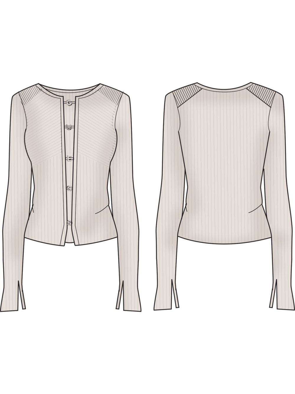 Cardigan Guess STELLA con bottoni gioiello Donna - Bianco