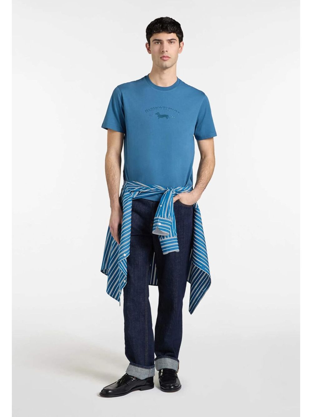 T-shirt Harmont&blaine Uomo - Blu