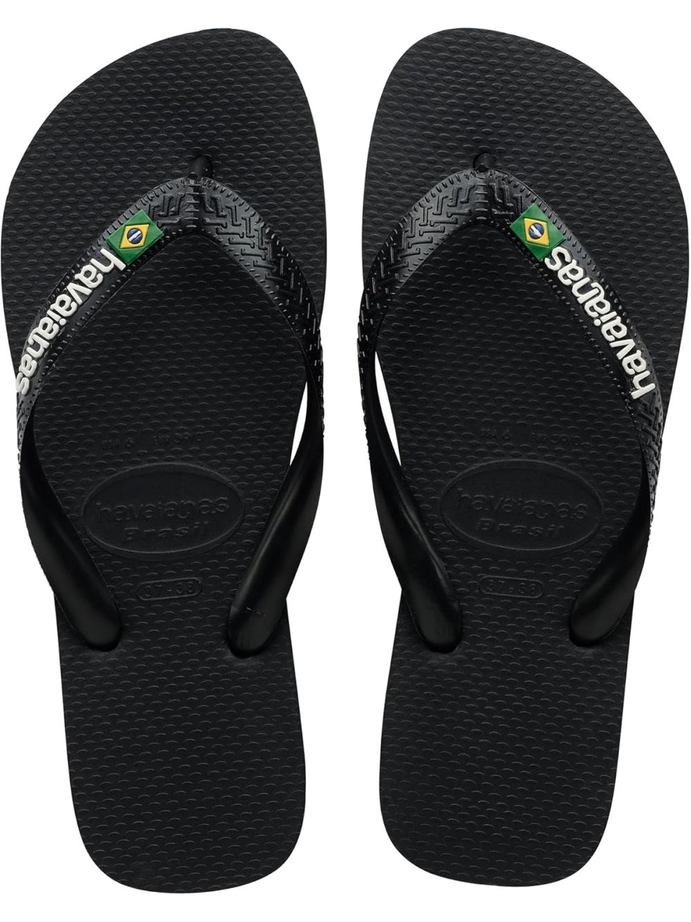Infradito Havaianas BRASIL LOGO Uomo - Nero