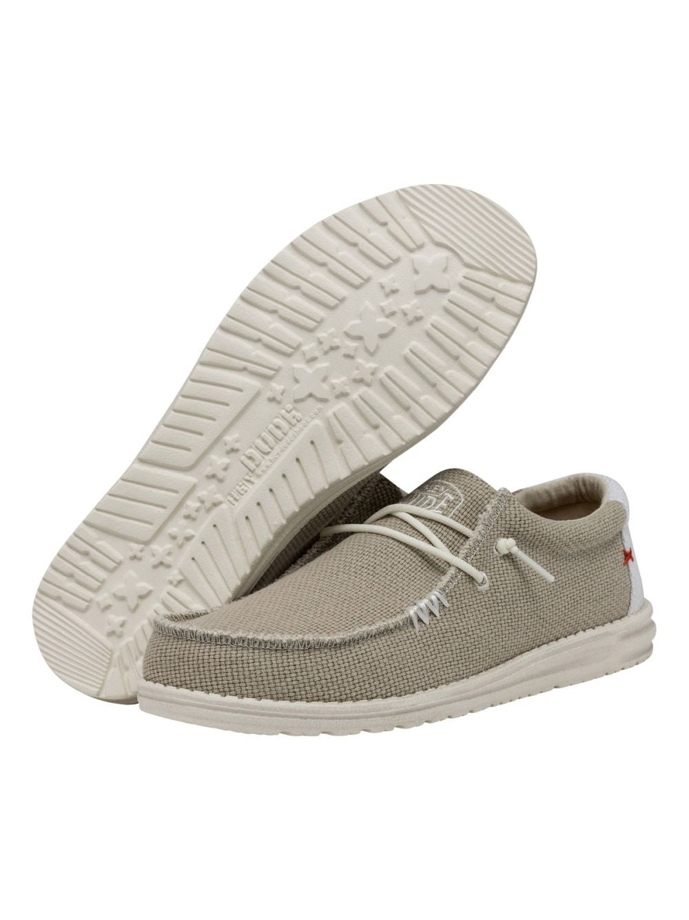 Scarpe in Tela Hey Dude WALLY BRAIDED Uomo - Bianco