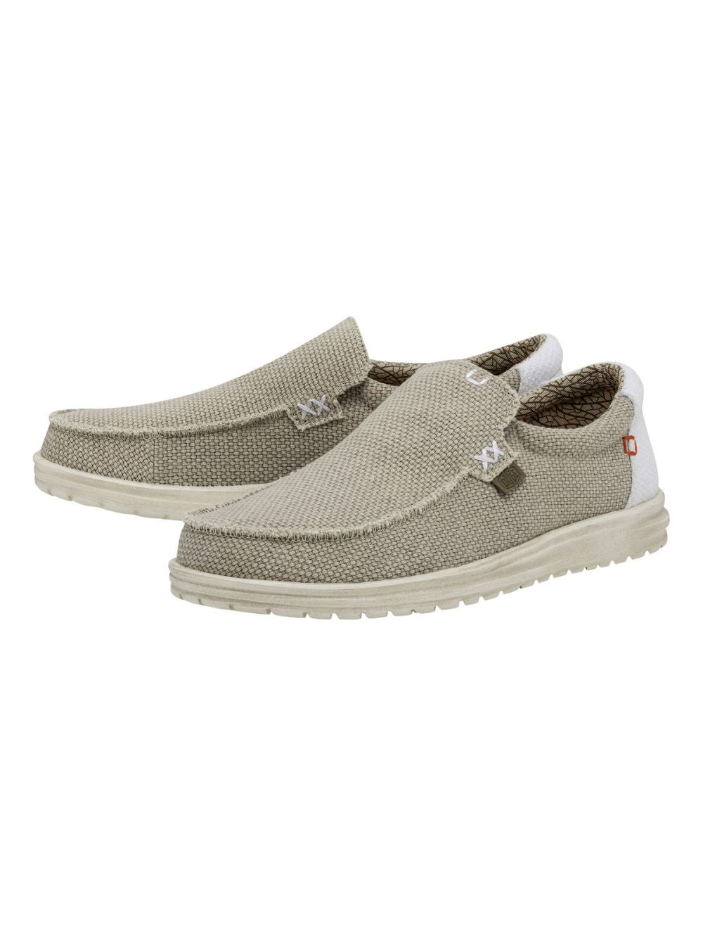 Scarpe in Tela Hey Dude MIKKA BRAIDED Uomo - Bianco