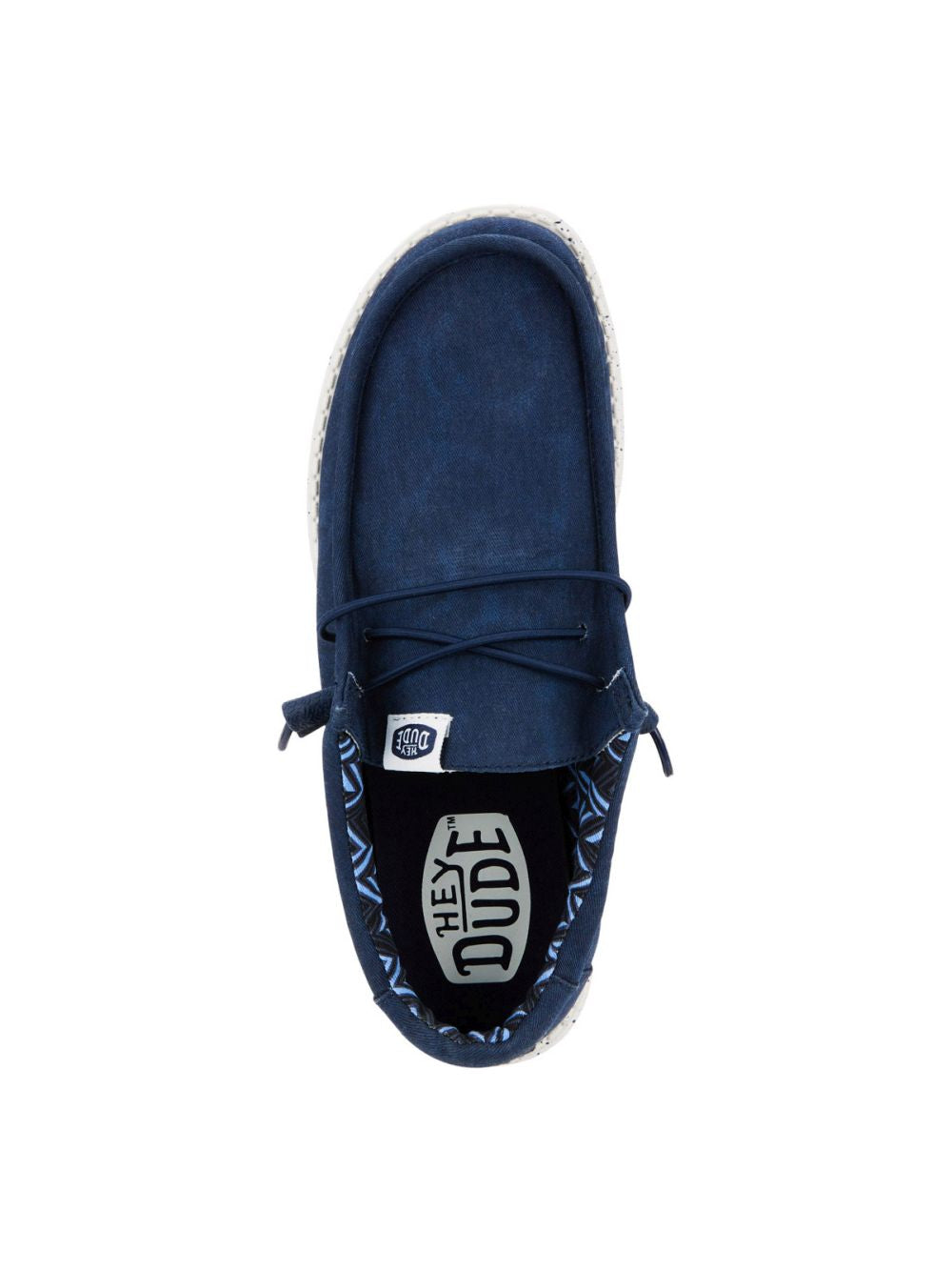 Scarpe in Tela Hey Dude WALLY STRETCH CANVAS Uomo - Navy