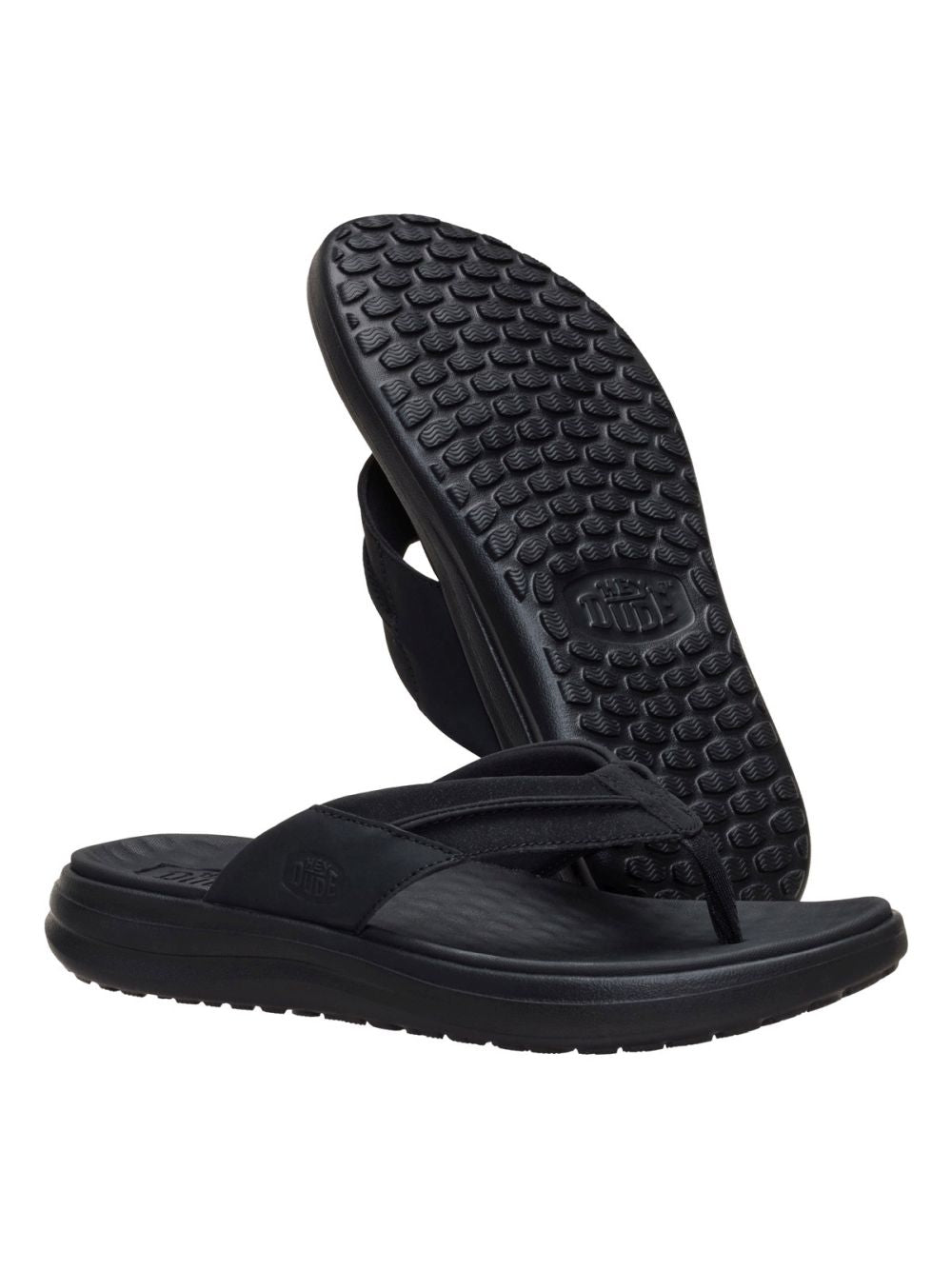 Scarpe in Tela Hey Dude FINN FLIP Uomo - Nero