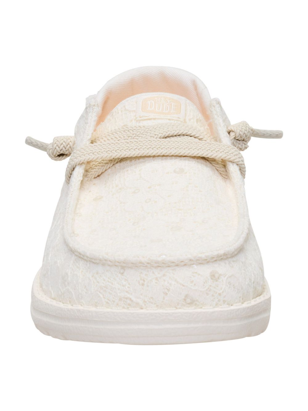 Scarpe in Tela Hey Dude WENDY SEQUIN LACE Donna - Avorio