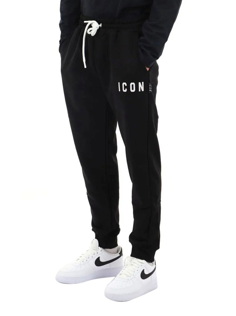 Pantalone Felpa Icon Uomo - Nero