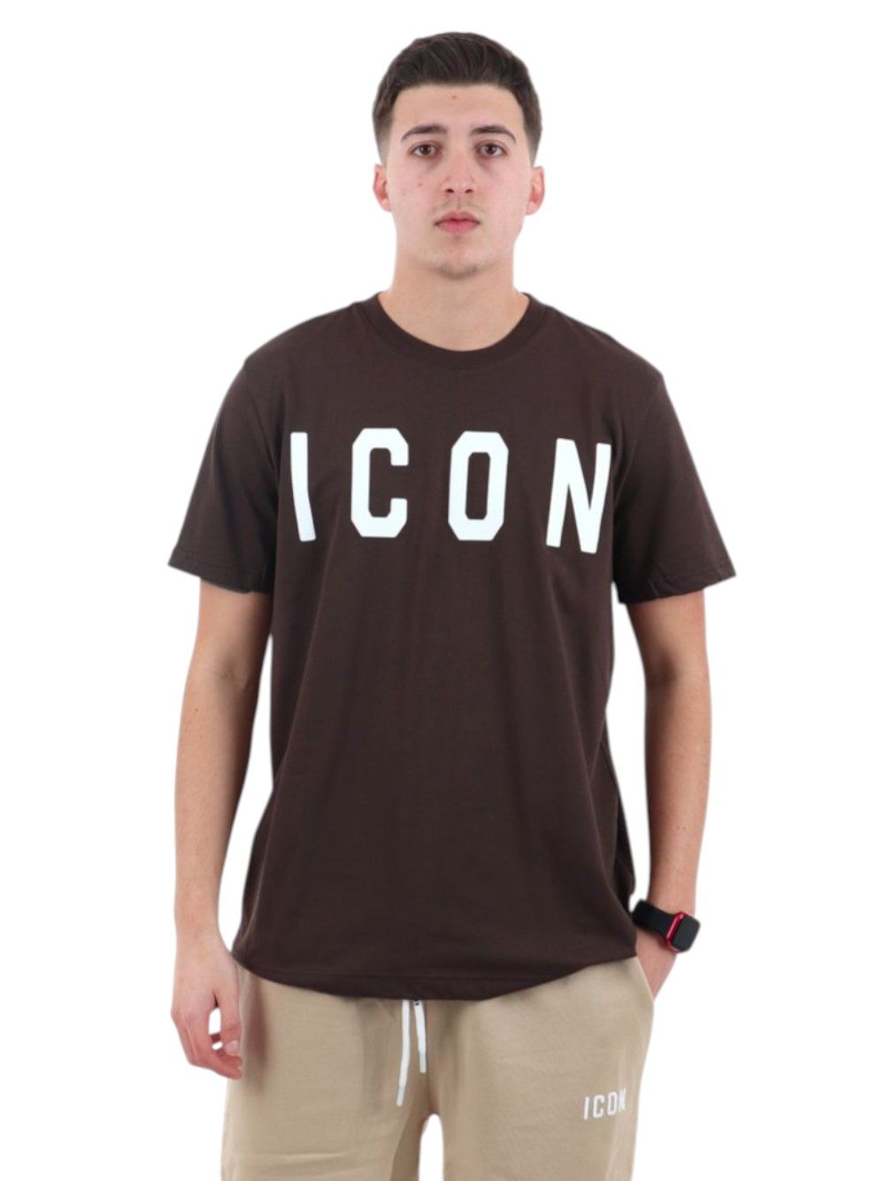 T-shirt Icon Uomo - Marrone