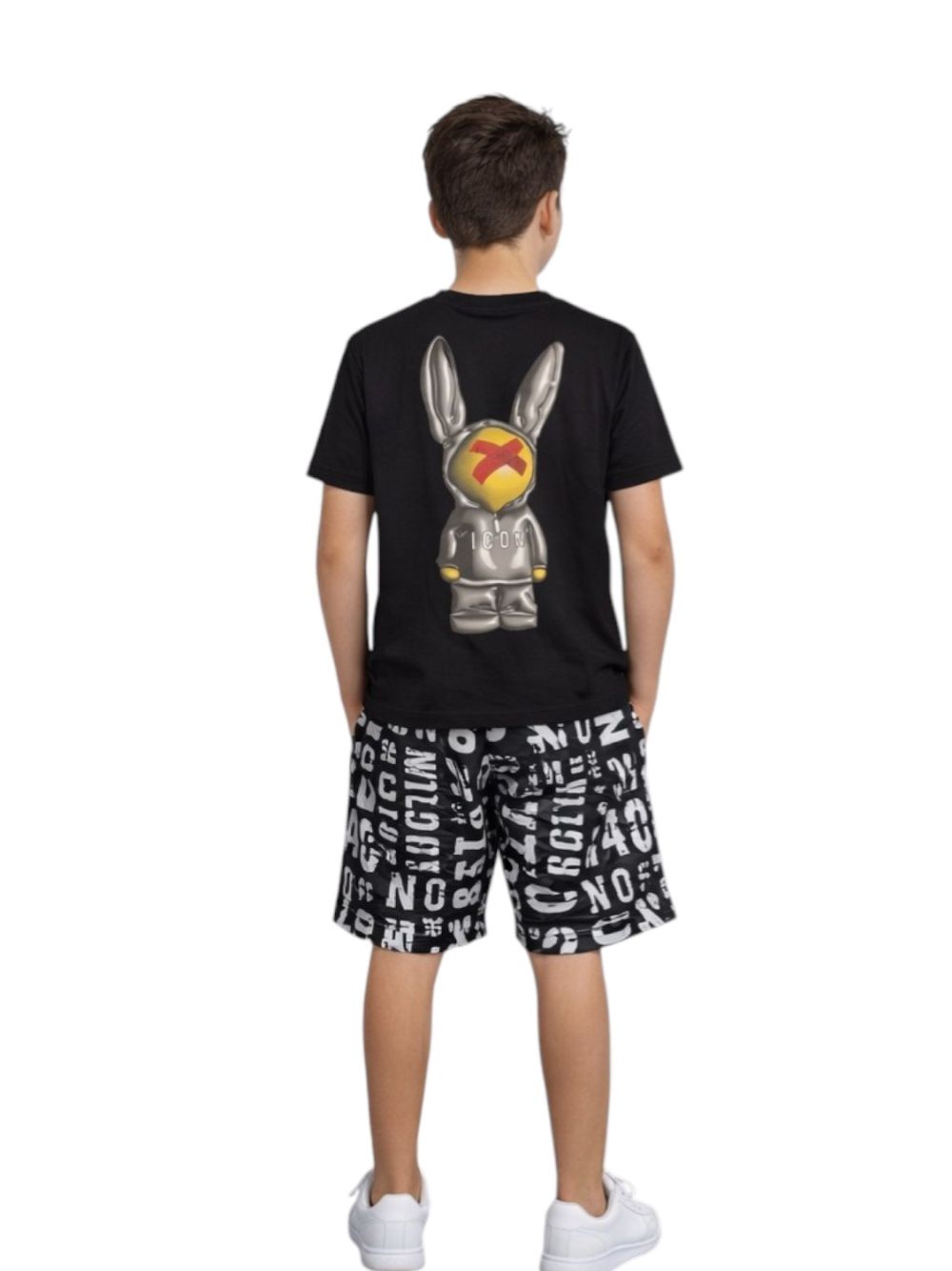 T-shirt Icon Bambino - Nero