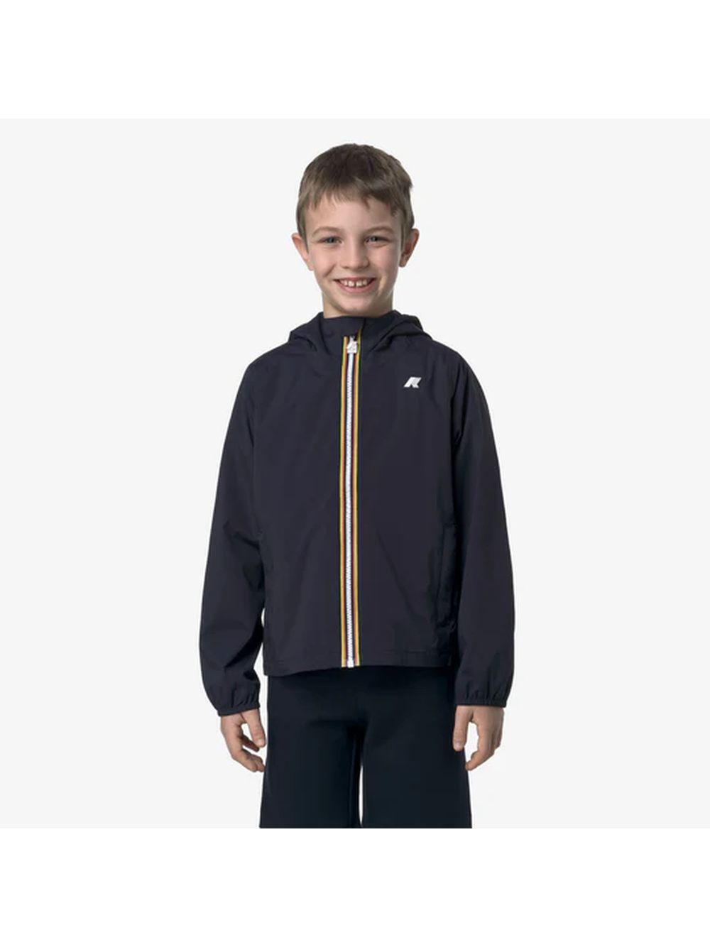 Giubbino K-Way JACK STRETCH NYLON JERSEY Bambino - Blu