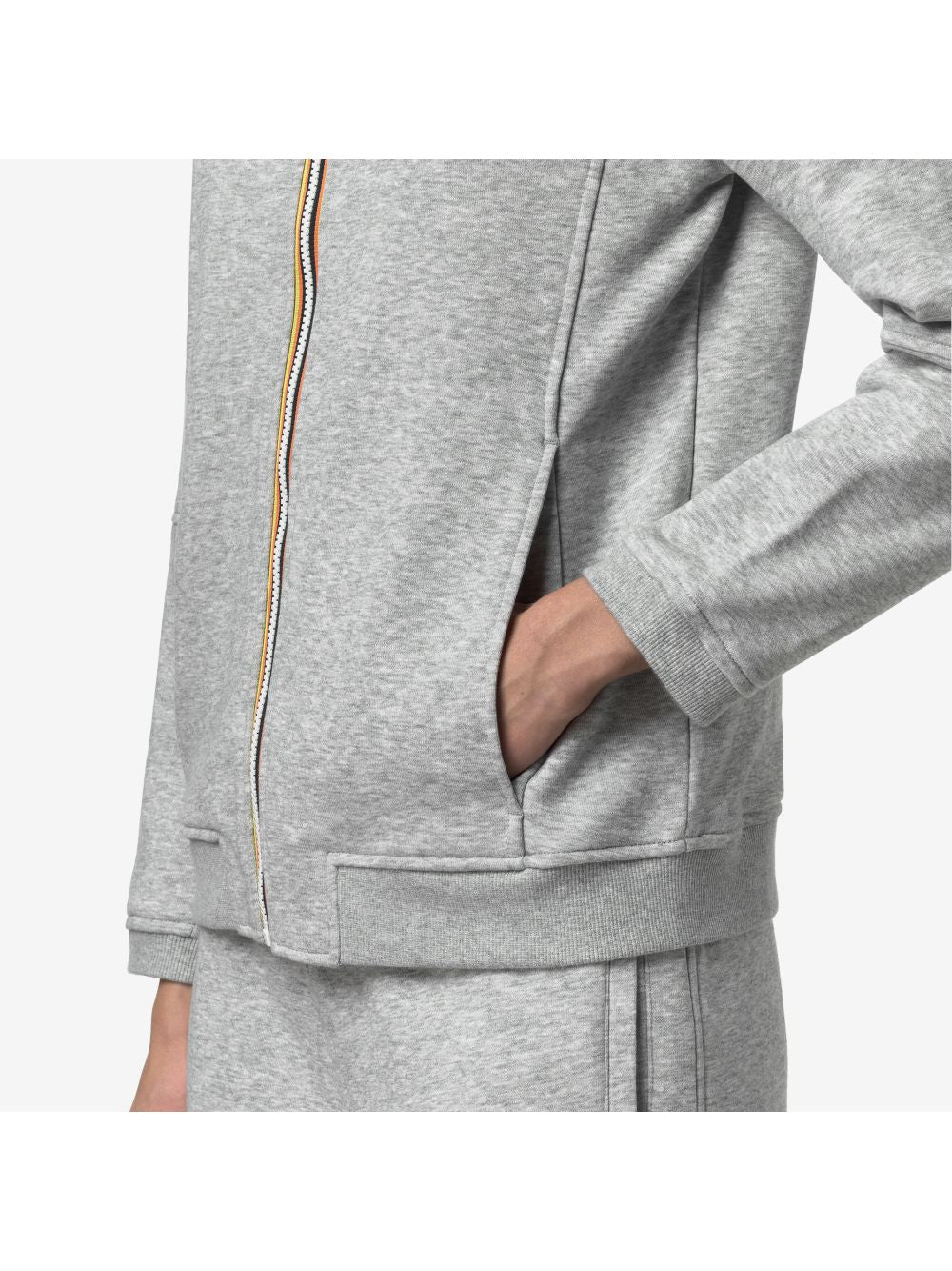 Felpa K-Way PEPIN POLY COTTON Unisex - Grigio