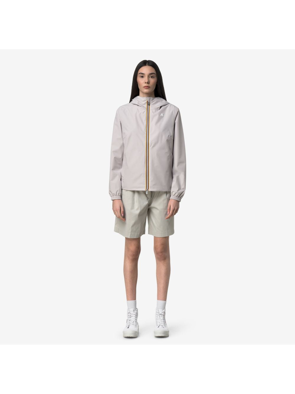 Giubbino K-Way LIL 2.0 STRETCH POLY JERSEY Donna - Bianco