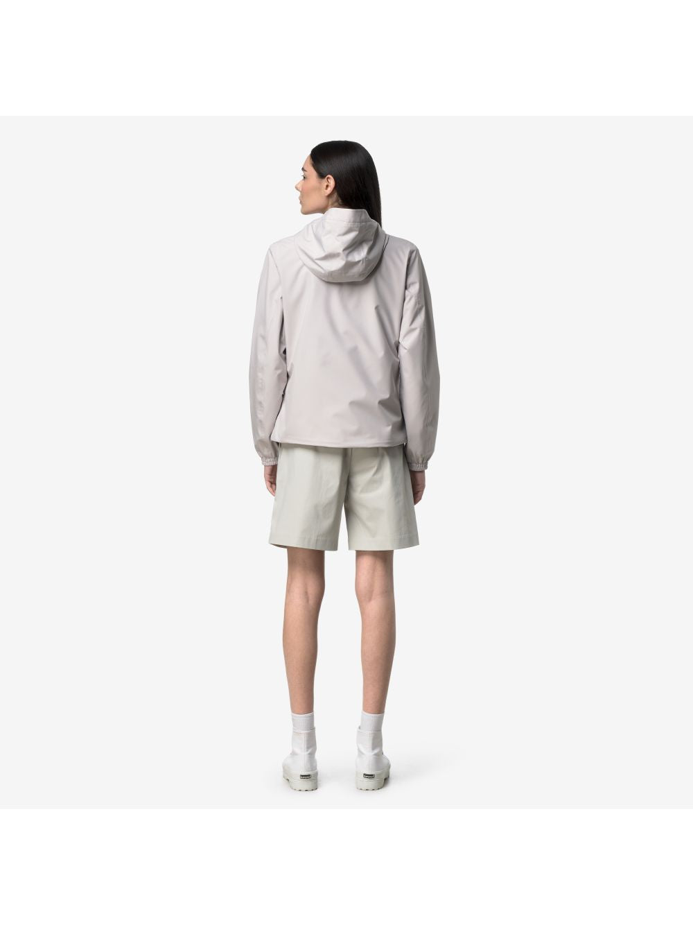 Giubbino K-Way LIL 2.0 STRETCH POLY JERSEY Donna - Bianco