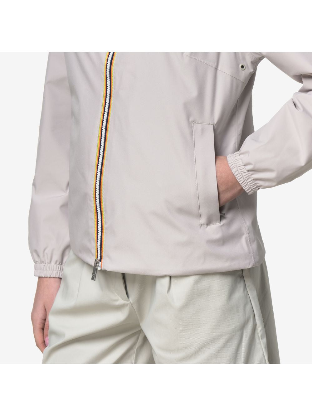 Giubbino K-Way LIL 2.0 STRETCH POLY JERSEY Donna - Bianco