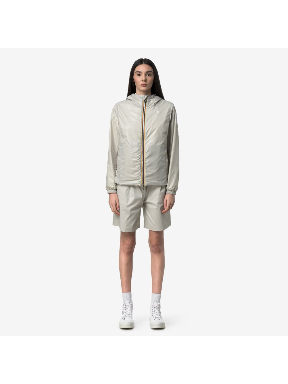 Giubbino K-Way LIL 2.0 PLUS.2 DOUBLE Donna - Bianco