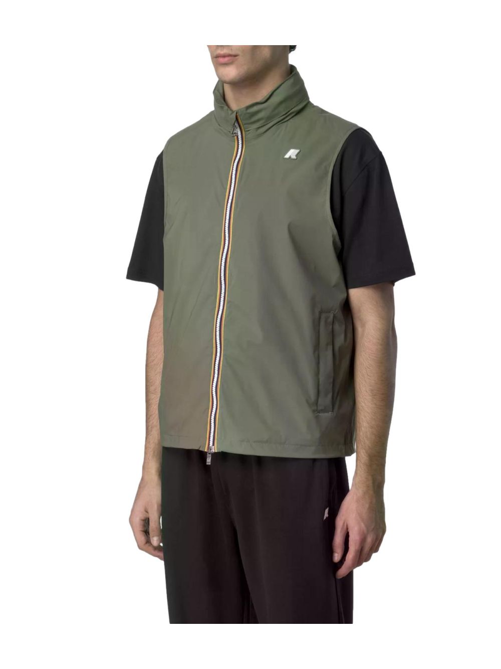 Gilet K-Way VALEN STRETCH NYLON Uomo - Verde