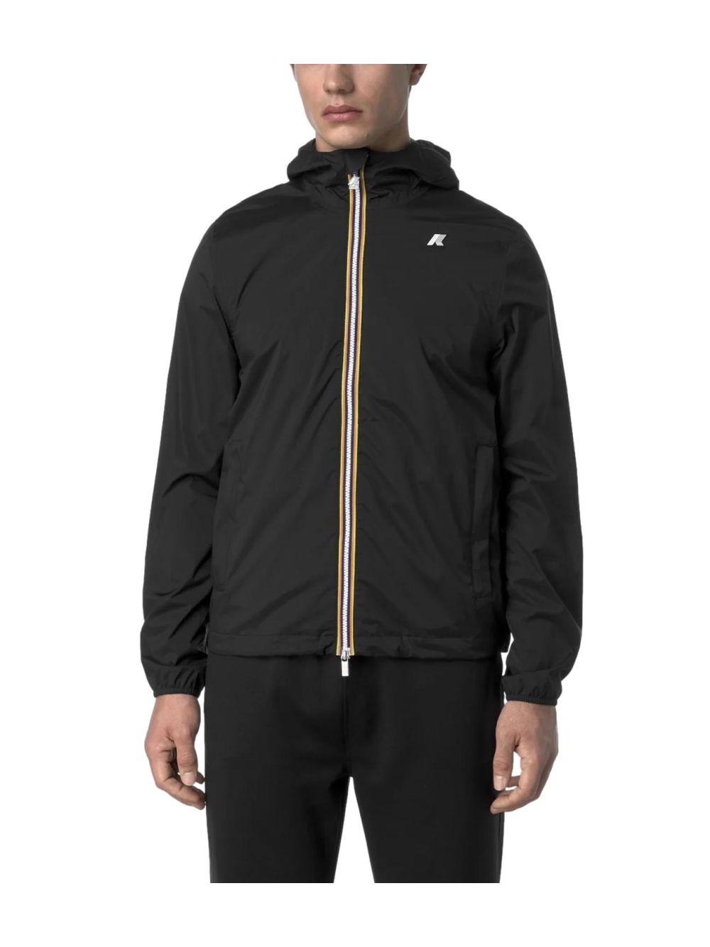 Giubbino K-Way JACK STRETCH NYLON Uomo - Nero