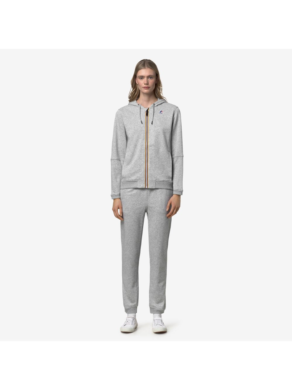 Pantalone Felpa K-Way PHILBERT POLY COTTON Unisex - Grigio