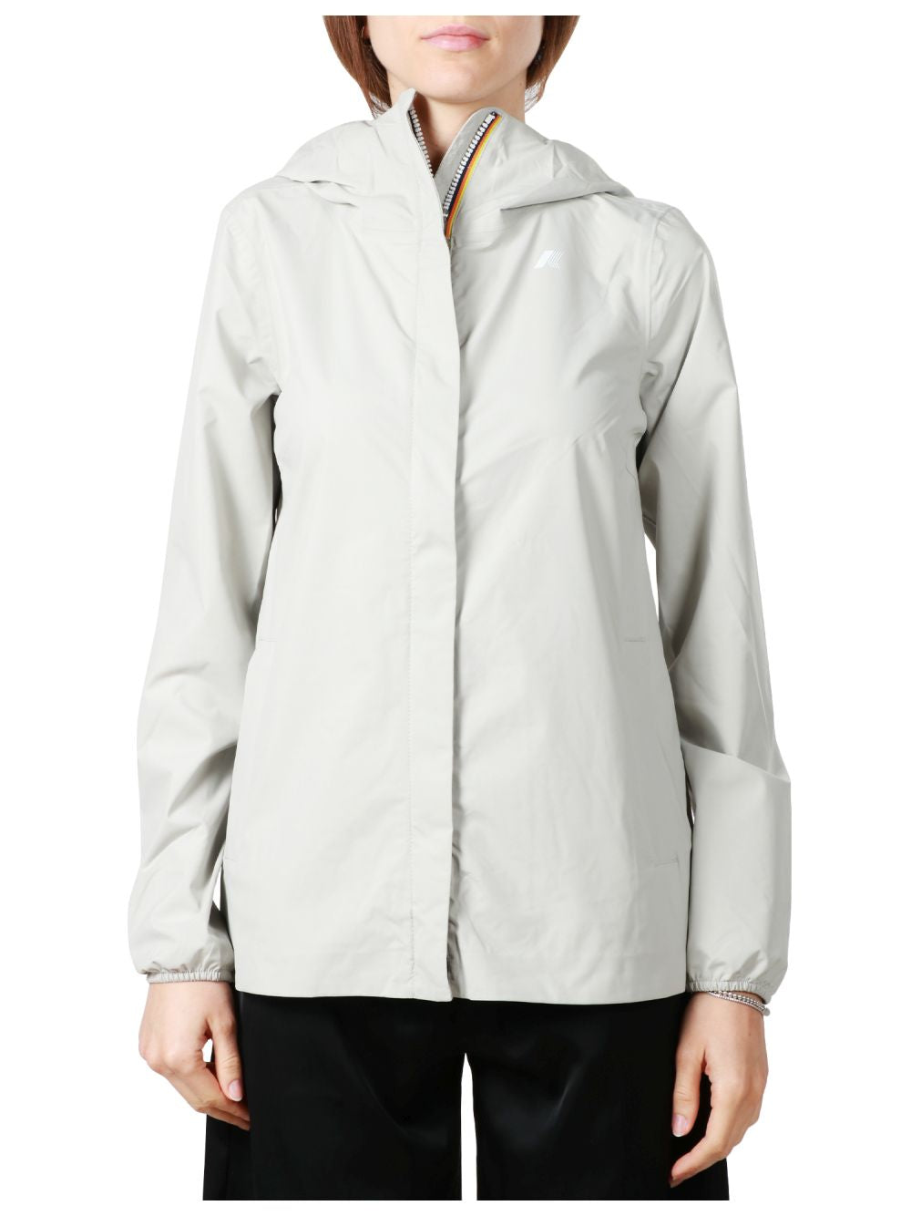 Giubbino K-Way MARGUERITE STRETCH DOT Donna - Bianco