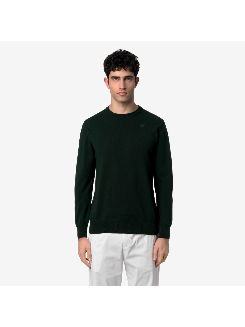 Pullover K-Way SEBASTIEN COTTON PS Uomo - Verde