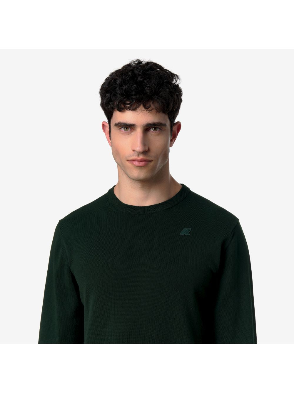 Pullover K-Way SEBASTIEN COTTON PS Uomo - Verde