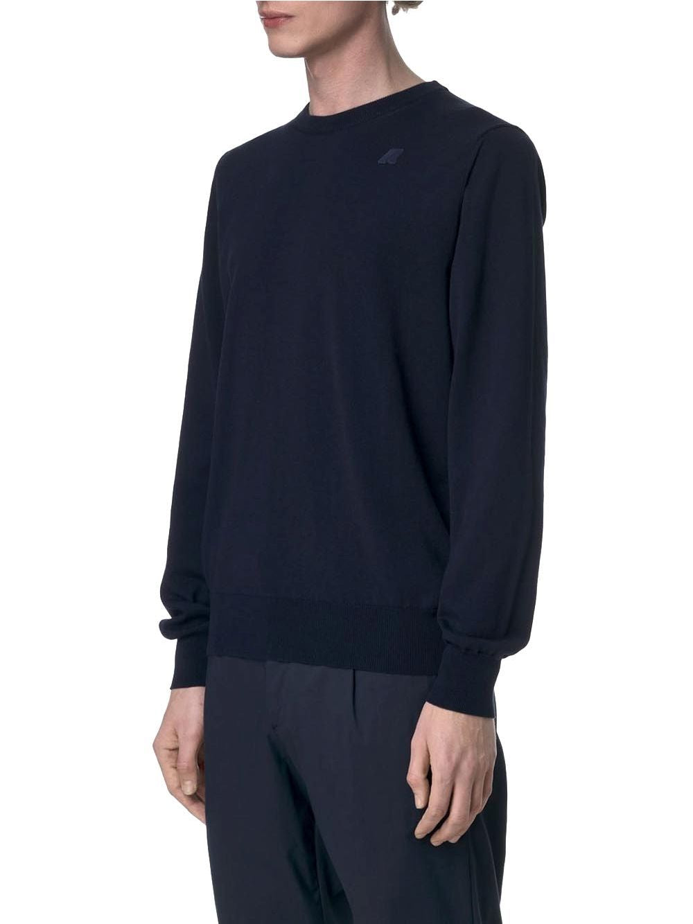 Pullover K-Way SEBASTIEN COTTON PS Uomo - Blu