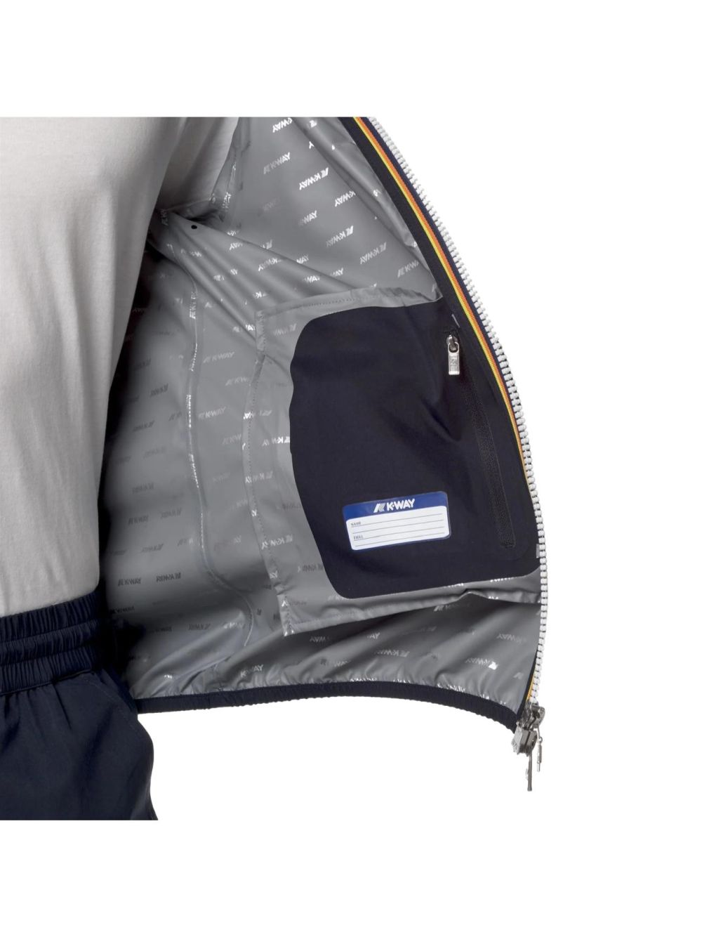 Giubbino K-Way JACK STRETCH DOT Uomo - Blu