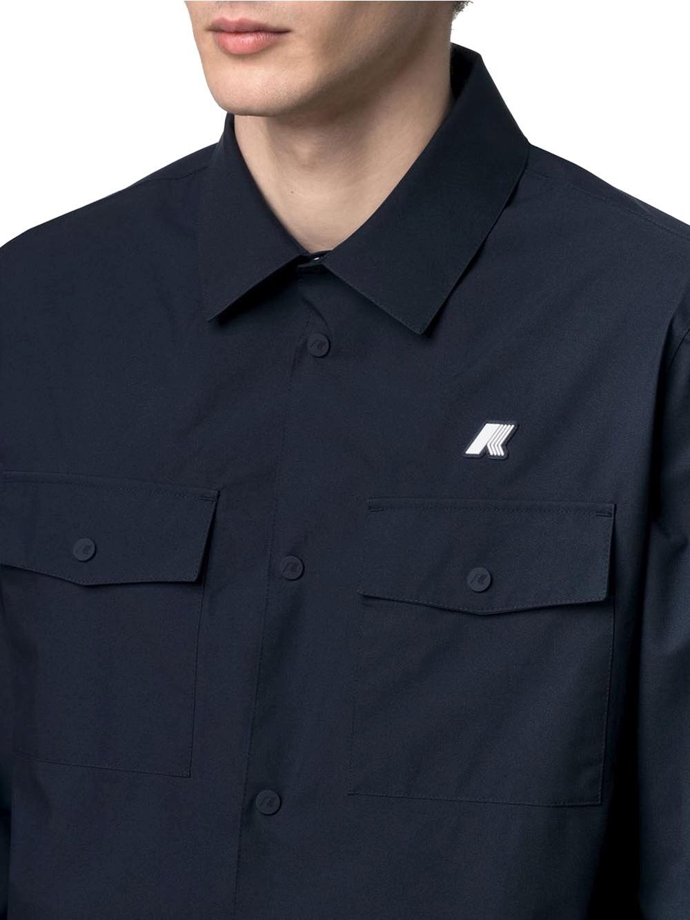 Giubbino K-Way UMBERT STRETCH 2LAYERS Uomo - Blu