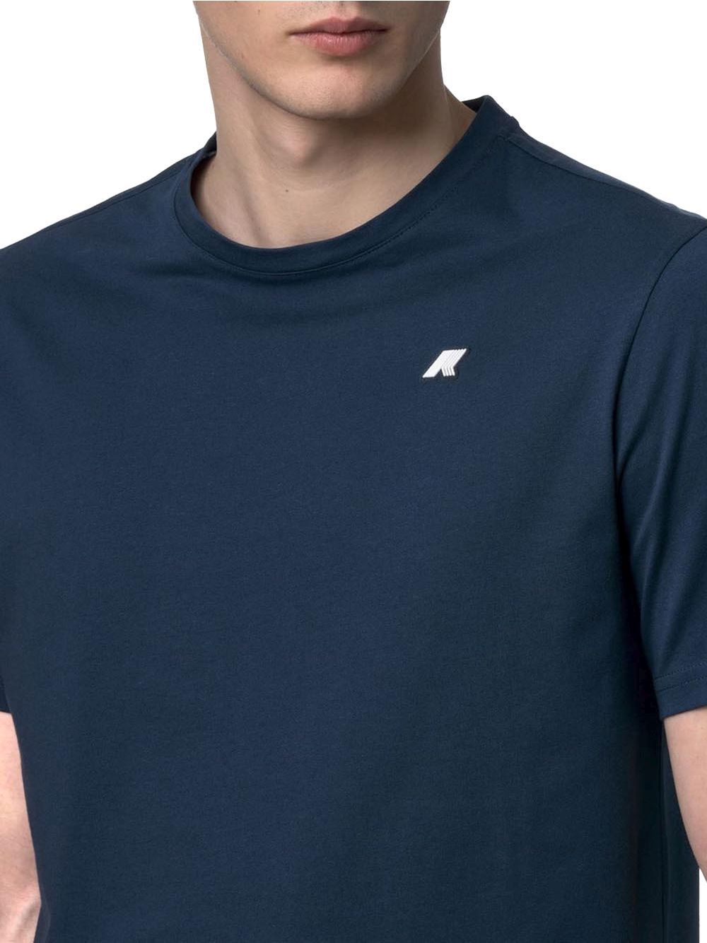 T-shirt K-Way ODOM JERSEY SLIM Uomo - Blu