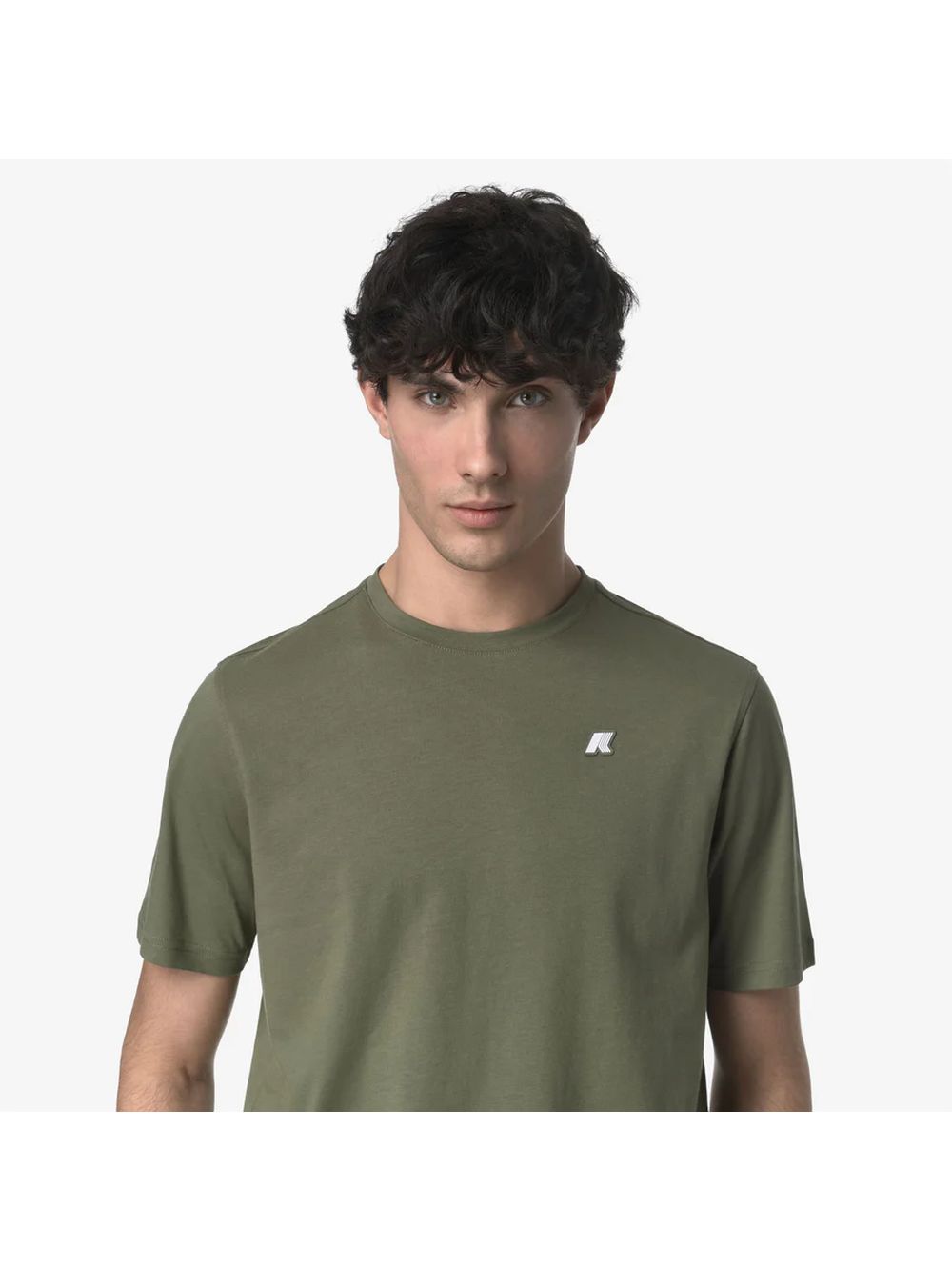T-shirt K-Way ODOM JERSEY SLIM Uomo - Verde