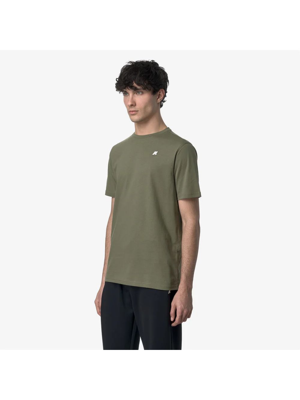 T-shirt K-Way ODOM JERSEY SLIM Uomo - Verde