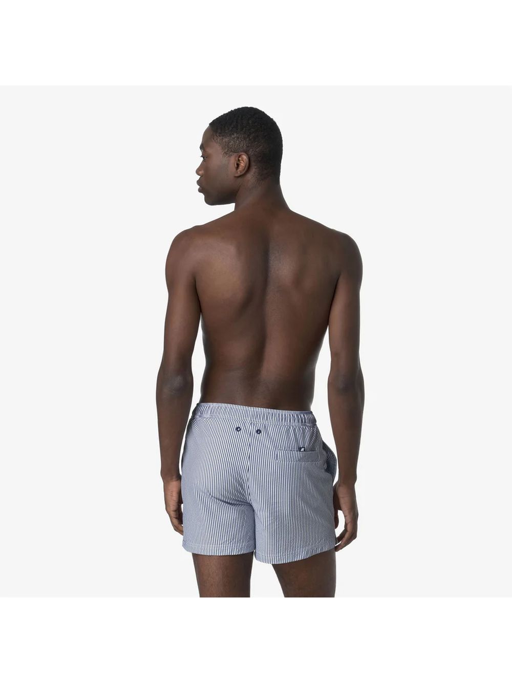 Costume K-Way HAZEL MID STRIPES BEACH Uomo - Blu