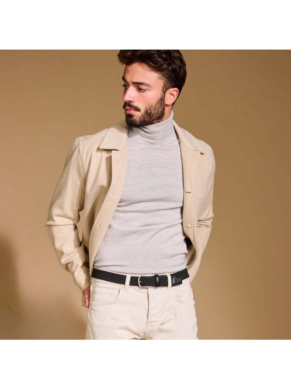 Cinta La Boucle LONDON MONO Uomo - Nero