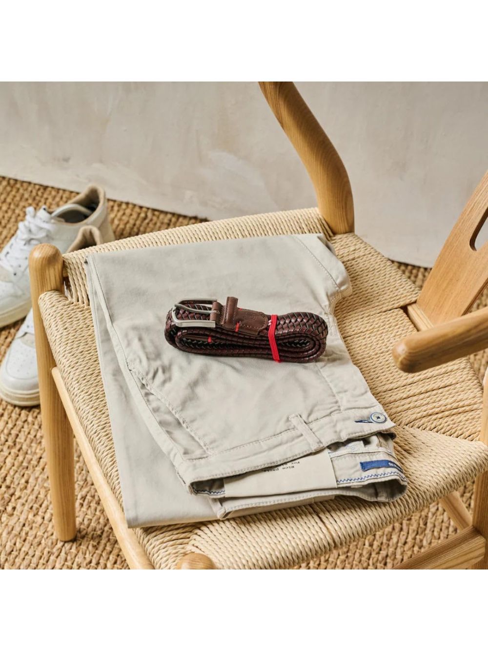 Cinta La Boucle ROMA LEATHER Uomo - Marrone