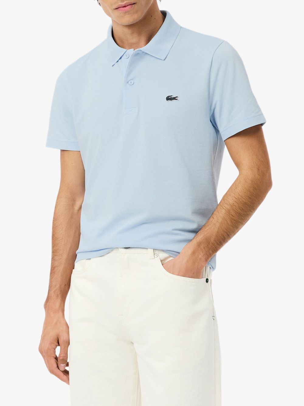 Polo Lacoste Uomo - Celeste